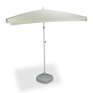 relaxdays Sonnenschirm rechteckig, beige neigbar Ø 200,0 cm von RELAXDAYS