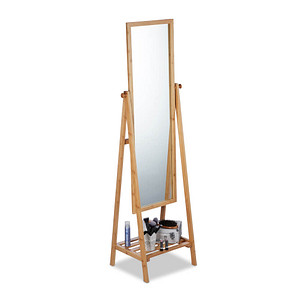 relaxdays Spiegel braun 40,0 x 36,0 x 159,5 cm von RELAXDAYS