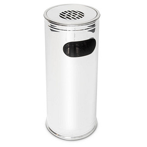 relaxdays Standaschenbecher silber von RELAXDAYS
