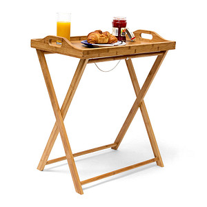 relaxdays Tablett braun rechteckig 55,0 x 35,0 cm von RELAXDAYS