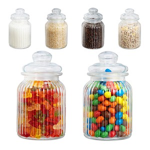 relaxdays Vorratsdosen-Set transparent 1,0 l, 1 Set relaxdays Vorratsdosen-Set transparent 1,0 l, 1 Set von RELAXDAYS