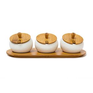 relaxdays Vorratsdosen-Set JIAO weiß, 1 Set relaxdays Vorratsdosen-Set JIAO weiß, 1 Set von RELAXDAYS