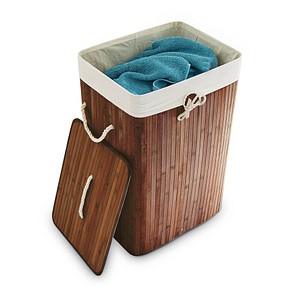 relaxdays Wäschekorb braun von RELAXDAYS