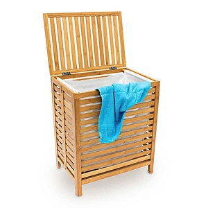 relaxdays Wäschetruhe braun von RELAXDAYS