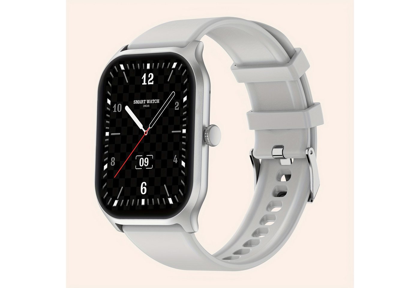 RELEXFIT für Männer/Frauen, mit Aktivitätsdaten, wasserdicht, wiederaufladbares Smartwatch (2.01 cm, Andriod iOS), mit Anruf/Antwort über 100 Sportmodi, Nachrichtenbenachrichtigungen von RELEXFIT