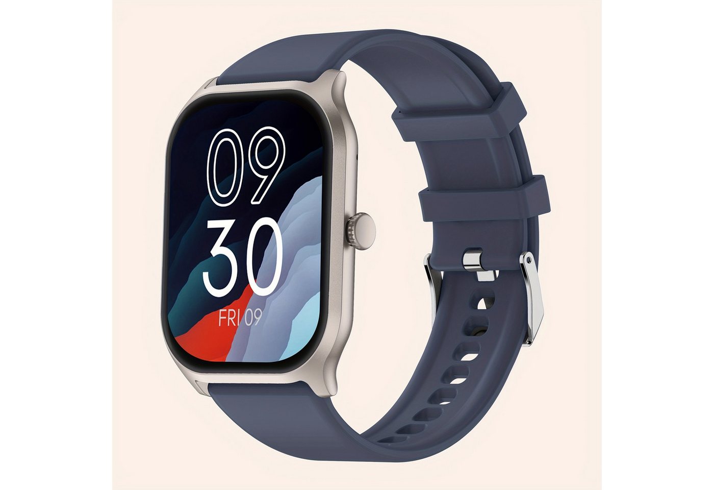 RELEXFIT für Männer/Frauen, mit Aktivitätsdaten, wasserdicht, wiederaufladbares Smartwatch (2.01 cm, Andriod iOS), mit Anruf/Antwort über 100 Sportmodi, Nachrichtenbenachrichtigungen von RELEXFIT