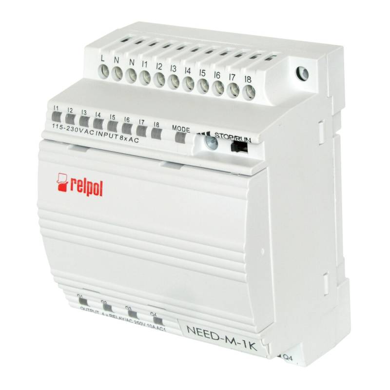 RELPOL NEED-220DC-11-08-4R Programmierbares Relais 220V DC 4x 1 Schliesser 10A von RELPOL