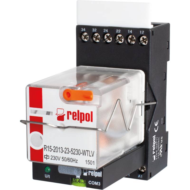 RELPOL PIR152-060AC-00T Industrie Zeitrelais 60V AC 2 Wechsler 10A von RELPOL