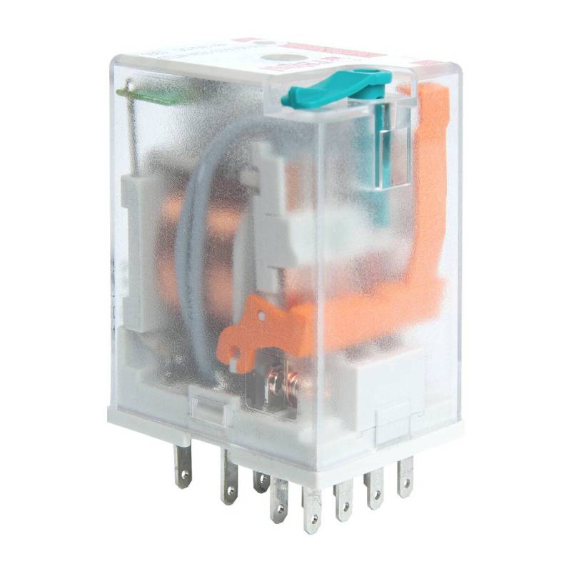 RELPOL R4N-2014-23-5012-WTL - 12 VAC 6A Industrierelais 4 Wechsler von RELPOL