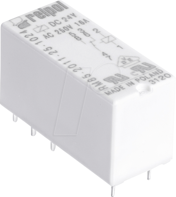 RPL RM85 12DC - Miniatur-Relais 12 V DC / 16 A - 1 CO von RELPOL