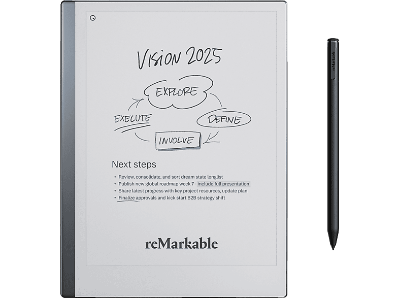 REMARKABLE 2 - 10.3 Zoll Papiertablet inklusive Marker Plus Grafiktablet, Grau von REMARKABLE
