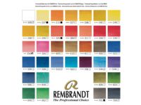 Rembrandt Watercolour metal tin set | 36 pans + brush von REMBRANDT