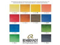 Rembrandt Watercolour wooden box set Traditional | 12 x tubes + accessories von REMBRANDT