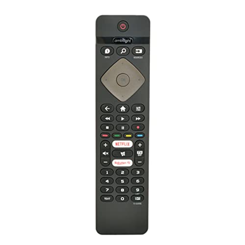 Ersatz Fernbedienung passend für Philips Ambilight Smart LED Fernseher 24PFS6855/12 32PFS6805/12 65PUS6554/12 43PFS6805/12 58PUS6504/12 Ersatz Fernbedienung passend für Philips Ambilight Smart LED Fernseher 24PFS6855/12 32PFS6805/12 65PUS6554/12 43PFS6805/12 58PUS6504/12 von REMOtech