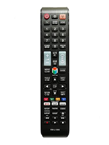 REMOtech Fernbedienung funktioniert und ist kompatibel mit Samsung TV UE32J5550 UE32J6350 UE40J6350 UE32J5500 UE32J5502 UE32J5505 UE32J6300 UE40J6200 UE40J6270 UE40J6375 UE43J5500 UE43J5505 UE43J5550 REMOtech Fernbedienung funktioniert und ist kompatibel mit Samsung TV UE32J5550 UE32J6350 UE40J6350 UE32J5500 UE32J5502 UE32J5505 UE32J6300 UE40J6200 UE40J6270 UE40J6375 UE43J5500 UE43J5505 UE43J5550 von REMOtech