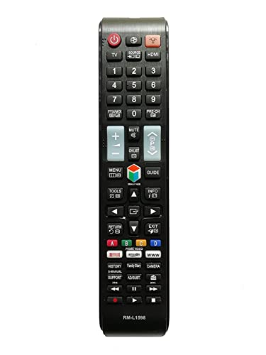 Ersatz Fernbedienung passend für Samsung TV UE32J5550 UE32J6350 UE40J6350 UE32J5500 UE32J5502 UE32J5505 UE32J6300 UE40J6200 UE40J6270 UE40J6375 UE43J5500 UE43J5505 UE43J5550 von REMOtech