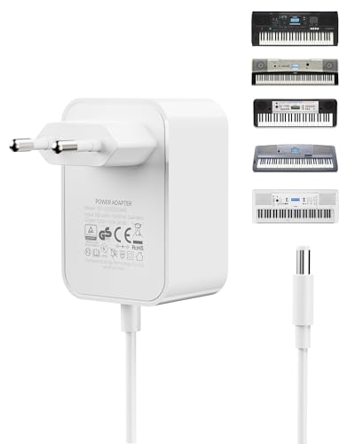 RENGOGA 12V/2A Netzteil für Yamaha Keyboard AC, Power Adapter für PA-130a PA-130b PA-150b P45 PA-3b PA-3c PA-5d PSR-210 PSR-78 P125 E373 EZ-220 EZ-300, Piano Ladekabel Ladegerät 1.5M-Weiß RENGOGA 12V/2A Netzteil für Yamaha Keyboard AC, Power Adapter für PA-130a PA-130b PA-150b P45 PA-3b PA-3c PA-5d PSR-210 PSR-78 P125 E373 EZ-220 EZ-300, Piano Ladekabel Ladegerät 1.5M-Weiß von RENGOGA