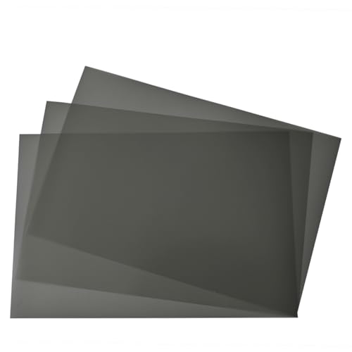 Polarisierte Film-Blätter, 21 x 15 cm, linearer Polarisationsfilter, Nicht klebend, für Bildung, Physik, Fotografie, Beleuchtung, 3 Stück von RENIAN