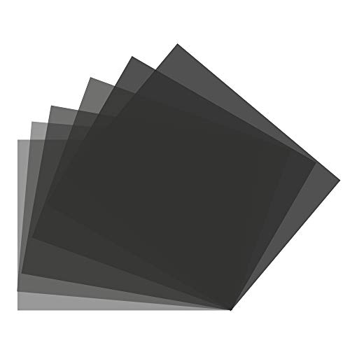 RENIAN Gel-Filterblätter für Beleuchtung, Neutraldichte, 40,6 x 50,8 cm, ND3, ND6, ND9, für Fotostudio, Video, Taschenlampe, LED-Licht, Fotografie, 6 Packungen RENIAN Gel-Filterblätter für Beleuchtung, Neutraldichte, 40,6 x 50,8 cm, ND3, ND6, ND9, für Fotostudio, Video, Taschenlampe, LED-Licht, Fotografie, 6 Packungen von RENIAN