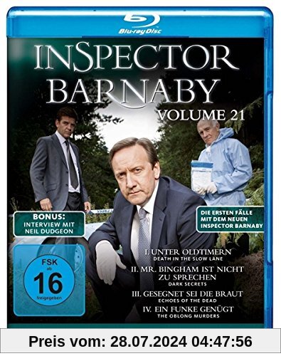 Inspector Barnaby Vol. 21 [Blu-ray] von RENNY RYE, PETER SMITH, RICHARD HOLTHOUSE