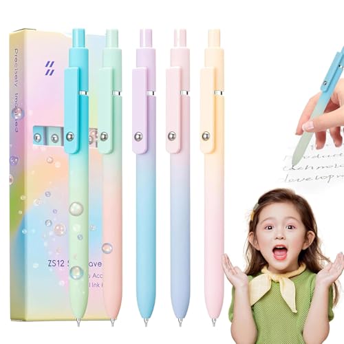 RENQIDD Emboadlie 5er Gelschreiber, 0,7 mm mittlere Spitze, schwarze Tintenroller, schnelltrocknende Stifte für flüssiges Schreiben, hübsches Büro- und Schulzubehör, Geschenk für Frauen (A 1 box) RENQIDD Emboadlie 5er Gelschreiber, 0,7 mm mittlere Spitze, schwarze Tintenroller, schnelltrocknende Stifte für flüssiges Schreiben, hübsches Büro- und Schulzubehör, Geschenk für Frauen (A 1 box) von RENQIDD