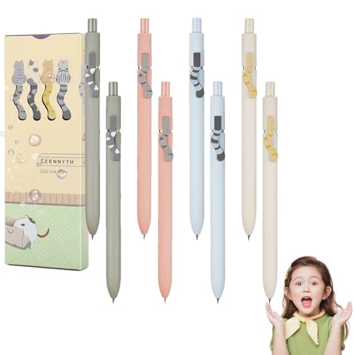 RENQIDD Emboadlie 5er Gelschreiber, 0,7 mm mittlere Spitze, schwarze Tintenroller, schnelltrocknende Stifte für flüssiges Schreiben, hübsches Büro- und Schulzubehör, Geschenk für Frauen (F 2 box) RENQIDD Emboadlie 5er Gelschreiber, 0,7 mm mittlere Spitze, schwarze Tintenroller, schnelltrocknende Stifte für flüssiges Schreiben, hübsches Büro- und Schulzubehör, Geschenk für Frauen (F 2 box) von RENQIDD