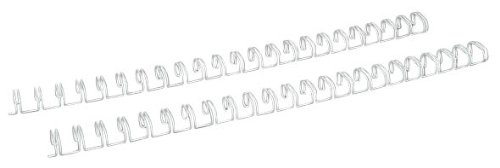 100 RENZ Drahtkamm - Binderücken / 9,5 mm / weiß / 75 Blatt / DIN A4 / Teilung 2:1 / 23 Ringe von RENZ