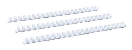 100 RENZ Plastikbinderücken / 16,0 mm / weiß / 130 Blatt / DIN A4 von RENZ