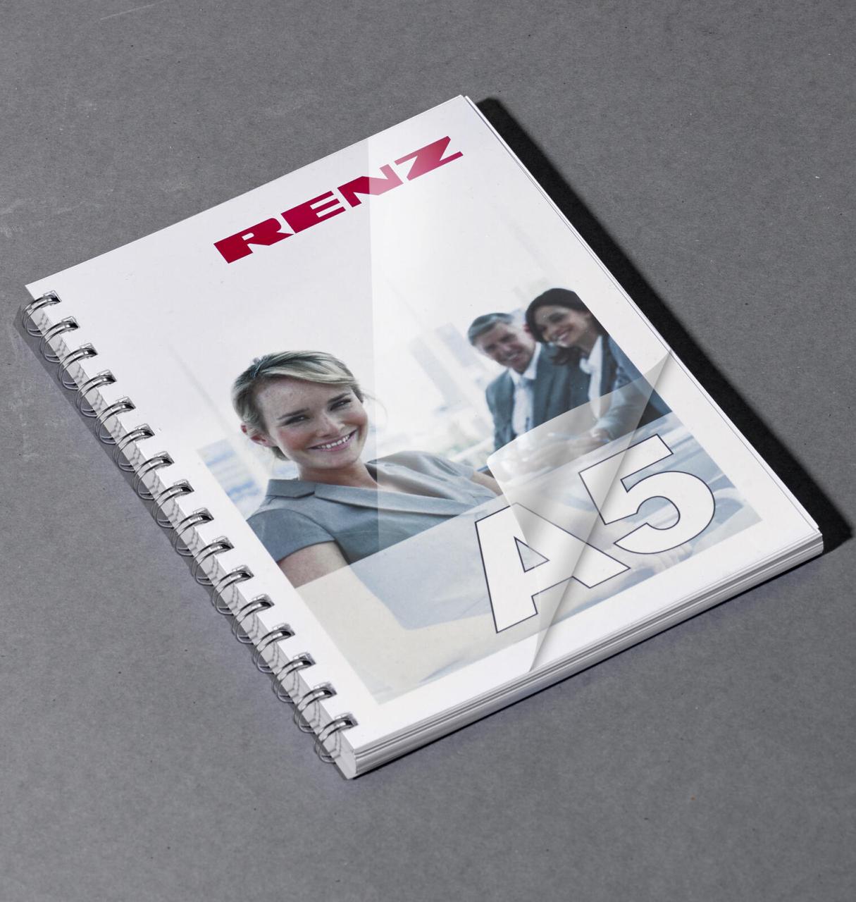 RENZ Deckfolien für Bindemappen A5 0.2 mm transparent RENZ Deckfolien für Bindemappen A5 0.2 mm transparent von RENZ