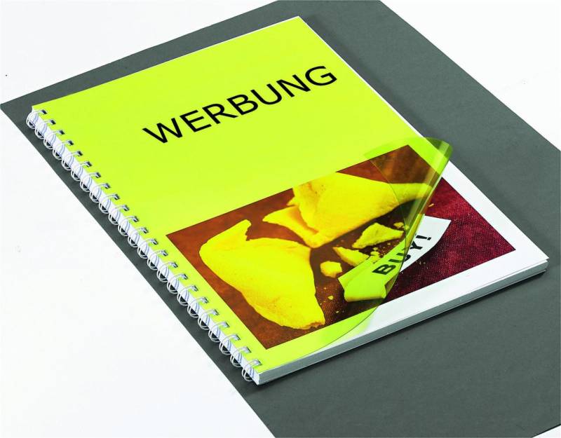 RENZ Deckfolien für Bindemappen DIN A4 0.2 mm gelb von RENZ