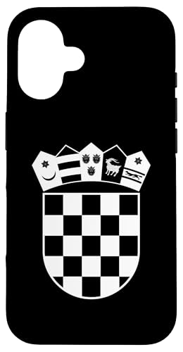 Kroatien Wappen Kroatien Flagge Weiß Schachbrett Hülle für iPhone 16 Kroatien Wappen Kroatien Flagge Weiß Schachbrett Hülle für iPhone 16 von REPUBLIC OF CROATIA