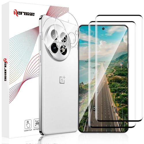 REROXE 2+2 Stück Schutzfolie für Panzerglas für Oneplus 13 5G, Anti-Bläschen Anti-Fingerabdruck Ultra-Klar Einfache Installation Displayschutzfolie, 3D Vollbildschirm Anti-Schmutz Hartglasfolie REROXE 2+2 Stück Schutzfolie für Panzerglas für Oneplus 13 5G, Anti-Bläschen Anti-Fingerabdruck Ultra-Klar Einfache Installation Displayschutzfolie, 3D Vollbildschirm Anti-Schmutz Hartglasfolie von REROXE