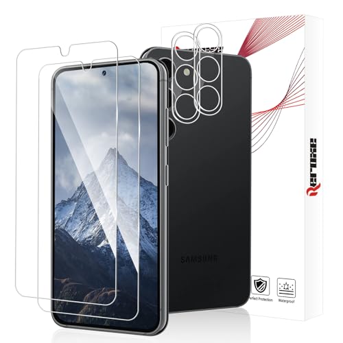 REROXE 2+2 Stück Schutzfolie für Panzerglas für Samsung Galaxy S23 Plus 5G, 2.5D 0.33mm Frei von Kratzern Samsung S23 Plus Folie, Anti-Bläschen Bruchsicherheit S23 Plus 5G Schutzglas von REROXE