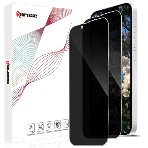REROXE 2 Stück Privacy Schutzfolie für Panzerglas für iPhone 16e Displayschutzfolie, 2.5D Kante HD-Klar Anti-Fingerabdruck 16e Sichtschutzfolie, Hohe Empfindlichkeit Anti-Spähen Blickschutz Schutzglas REROXE 2 Stück Privacy Schutzfolie für Panzerglas für iPhone 16e Displayschutzfolie, 2.5D Kante HD-Klar Anti-Fingerabdruck 16e Sichtschutzfolie, Hohe Empfindlichkeit Anti-Spähen Blickschutz Schutzglas von REROXE