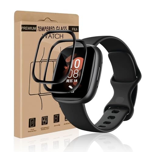 REROXE 2 Stück Schutzfolie für Panzerglas für Fitbit Versa 3/ Fitbit Sense 2, HD Klar Anti-Fingerabdruck Anti-Staub Fitbit Versa 3 Glas Folie, Volle Abdeckung Blasenfreie Fitbit Sense 2 Schutzglas REROXE 2 Stück Schutzfolie für Panzerglas für Fitbit Versa 3/ Fitbit Sense 2, HD Klar Anti-Fingerabdruck Anti-Staub Fitbit Versa 3 Glas Folie, Volle Abdeckung Blasenfreie Fitbit Sense 2 Schutzglas von REROXE