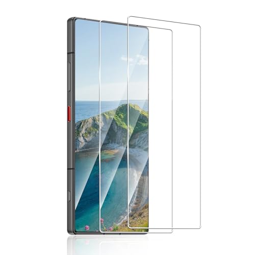 REROXE 2 Stück Schutzfolie für Panzerglas für Nubia Z70 Ultra 5G, Ultra-Klar Anti-Fingerabdruck Hohe Empfindlichkeit Z70 Ultra Displayschutzfolie, 2.5D Kante Präzise Passform Anti-Staub Hartglasfolie von REROXE