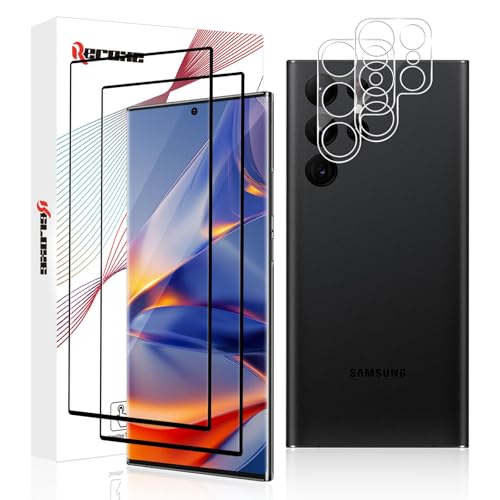 REROXE 2 Stück Schutzfolie für Panzerglas für Samsung Galaxy S24 Ultra 5G mit 2 Stück Kameraschutz, 3D Kratzfest Samsung S24 Ultra Displayschutzfolie, Ultra-Klar Splitterfest S24 Ultra 5G Folie REROXE 2 Stück Schutzfolie für Panzerglas für Samsung Galaxy S24 Ultra 5G mit 2 Stück Kameraschutz, 3D Kratzfest Samsung S24 Ultra Displayschutzfolie, Ultra-Klar Splitterfest S24 Ultra 5G Folie von REROXE