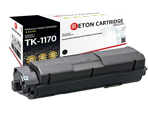 Original Reton Toner | 50 Prozent höhere Druckleistung | kompatibel mit TK-1170 für Kyocera ECOSYS M2040dn M2540dn M2640idw | 10.800 Seiten bei 5% Deckung von RETON CARTRIDGE
