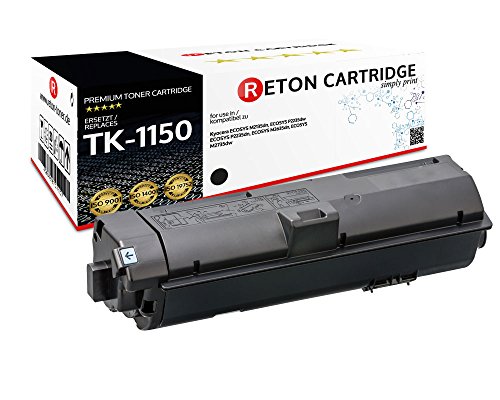 Original Reton Toner | 50 Prozent höhere Reichweite | kompatibel zu Kyocera TK-1150 für Kyocera ECOSYS M2135dn M2635dn M2735dn M2735dw P2235dw | 4.500 Seiten von RETON CARTRIDGE