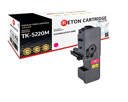 Original Reton Toner | 50% höhere Druckleistung | kompatibel zu Kyocera TK-5220M für Kyocera ECOSYS M5521cdn, M5521cdw, P5021cdn, P5021cdw von RETON CARTRIDGE