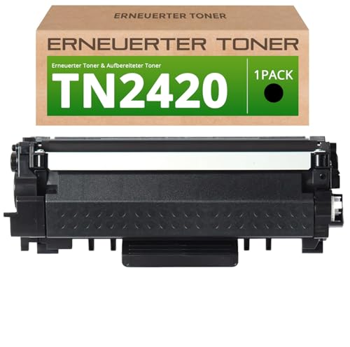 Erneuerter TN-2420 Toner – Mit ca. 95 % Originalteilen und Teilweise Original Tonerpulver | Wiederverwendet| für DCP L2510D 2530DW L2550DN L2310D L2350DW L2370DN L2375DW MFC L2710DW L2730DW L2750DW von RETON CARTRIDGE