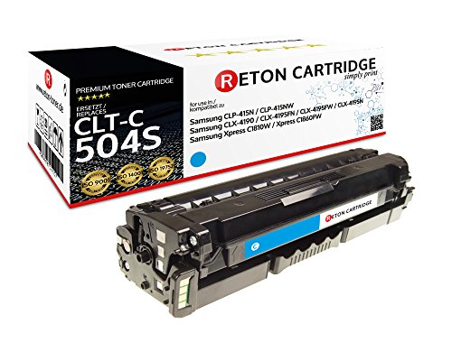 Reton Toner kompatibel zu CLT-C504S für Samsung CLP-415N CLP-415NW CLX-4190 CLX-4195FN CLX-4195FW CLX-4195N Xpress C1810W C1860FW von RETON CARTRIDGE