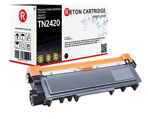 Reton Toner | 100% höhere Reichweite | kompatibel zu Brother TN-2420 für Brother DCP-L2510D L2530DW L2550DN HL-L2310D L2350DW L2370DN L2375DW MFC-L2710DW L2730DW L2750DW von RETON CARTRIDGE