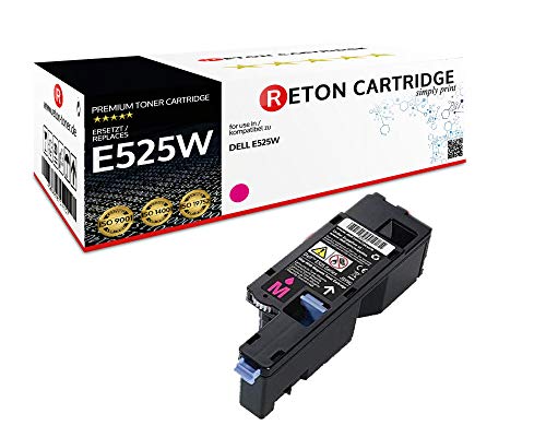 Reton Toner |30% höhere Druckleistung | kompatibel zu Dell E525w G20VW / 593BBLZ Magenta Kapazität: 1820 Seiten von RETON CARTRIDGE