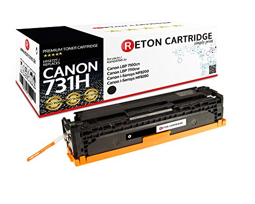 Reton kompatibel Toner, ersetzt 731 731H Schwarz für Canon LBP-7100cn, LBP-7110cw, i-Sensys MF623Cn, MF628cw, MF8200, MF8280 von RETON CARTRIDGE