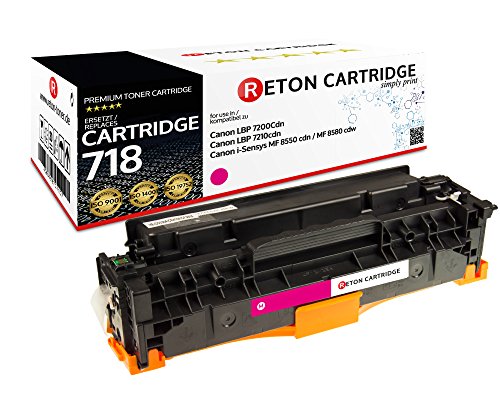 Reton kompatibel Toner als Ersatz für 718M für Canon LBP-7200CDN Canon LBP-7210CDN Canon i-Sensys MF 8550 CDN MF 8580 CDW von RETON CARTRIDGE