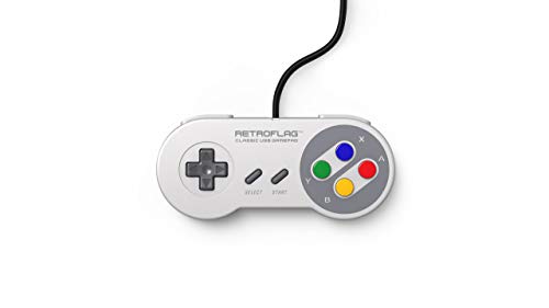 Retroflag Classic Retro Wired USB Gaming Controller für PC Switch Grau Jpad von RETROFLAG