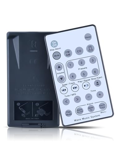 Universal Ersatz Fernbedienung für Bose Wave Sound Touch Music Radio System I II III IV - Ohne Batterie (Silber) von RETROSUN