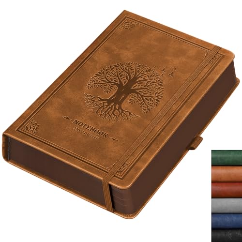 RETTACY A5 Blanko Notizbuch, Hardcover Leder Dickes Notizbuch, 320 Seiten Skizzenbuch, Innentasche, 100gsm Papier, für Frauen Männer Notizen, Doodling, 14.5 x 21cm-Kamel RETTACY A5 Blanko Notizbuch, Hardcover Leder Dickes Notizbuch, 320 Seiten Skizzenbuch, Innentasche, 100gsm Papier, für Frauen Männer Notizen, Doodling, 14.5 x 21cm-Kamel von RETTACY