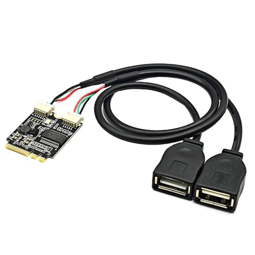 RETUOLWAG Schnelle WLAN-zu-USB-Konverter, Schlüssel zu 2 USB-2.0-Anschlüssen für Konnektivität von RETUOLWAG